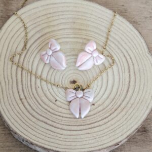 Conjunto LAZO ROSA CLARO