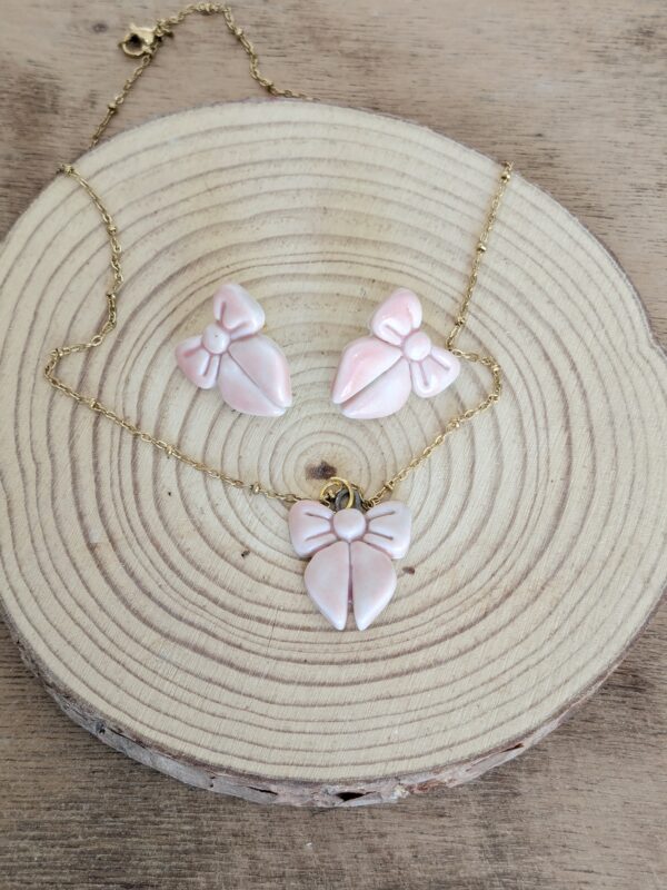 Conjunto LAZO ROSA CLARO
