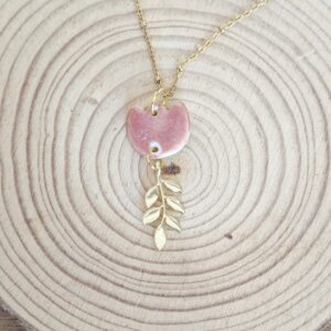 Colgante TULIPÁN ROSA