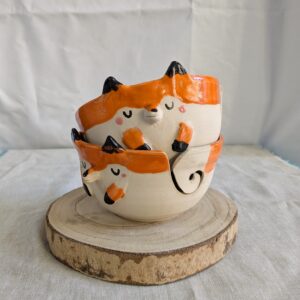 Cuenco lanero de zorrito