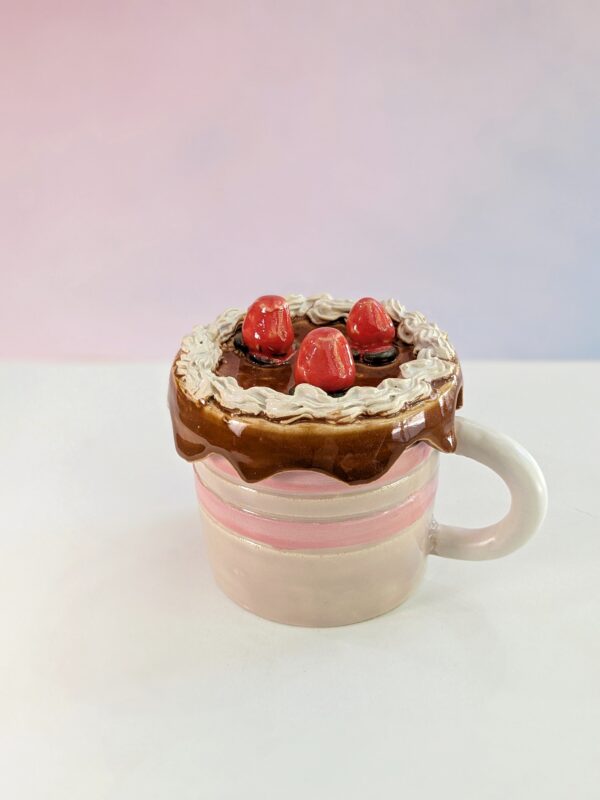 Taza con tapa de tarta - Imagen 2
