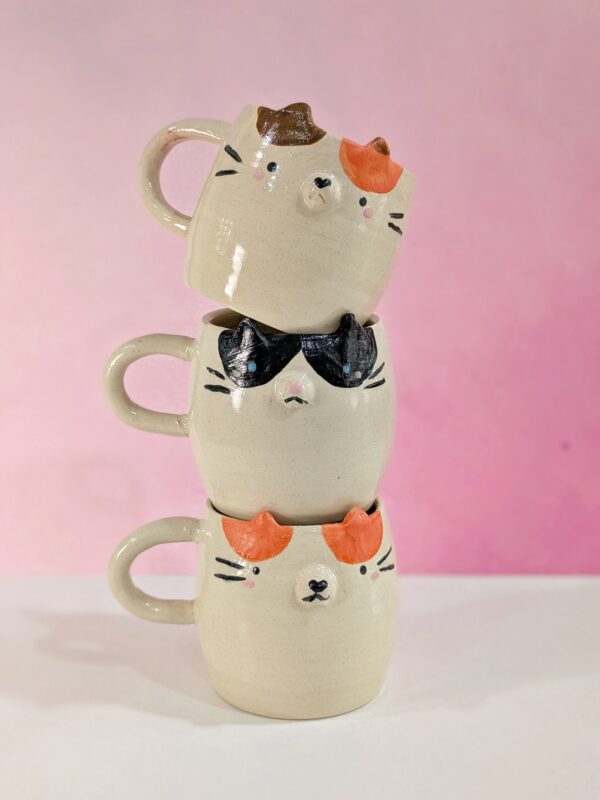 Tazas gatito (varios colores)