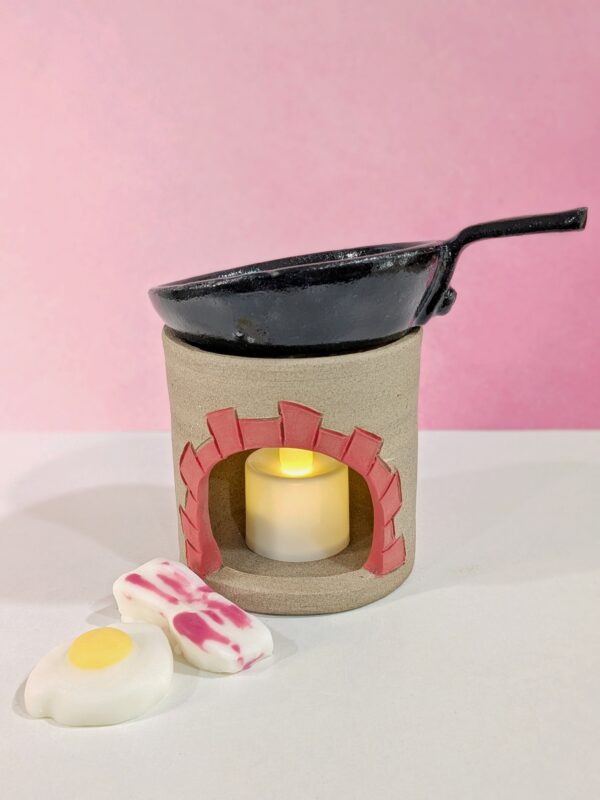 Quemador de cocina con sartén (más paquete de wax melt de Idilica Spain) - Imagen 2