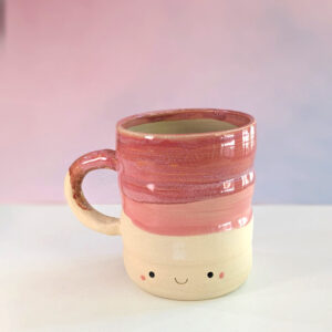 Taza bubble rosa