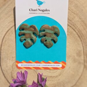Pendientes MONSTERA (varios colores)