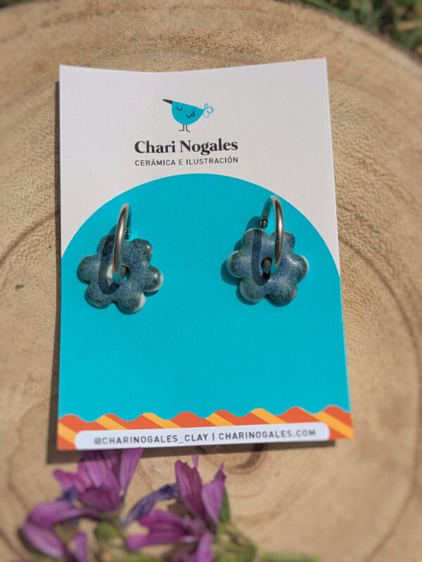 Pendientes FLOR (varios colores) - Imagen 4
