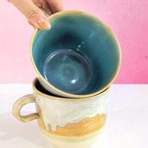 Taza con asa Colección "Turquesa"