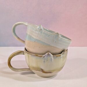 Taza "Gato minimal" matcha o menta