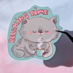 Sticker "relaxing time"