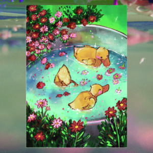 Print "Patitos al agua"