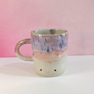 Taza bubble rosa y lila