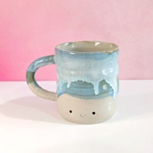 Taza bubble azul claro