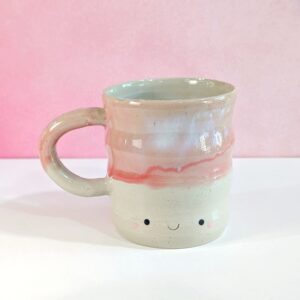 Taza bubble rosa coral