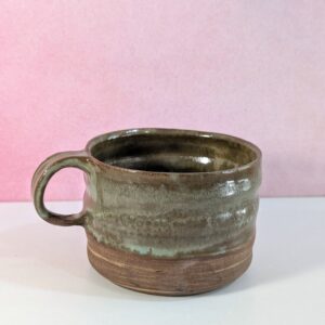 Taza verde azulada mezcla