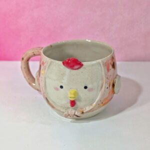 Colección Friki: Taza gallina Rosa