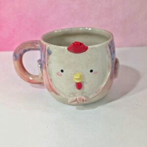 Colección Friki: Taza gallina Lila