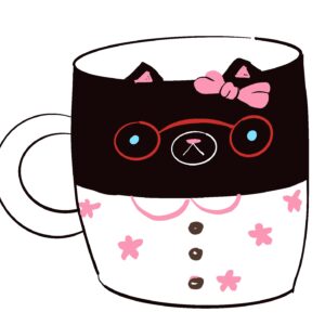 Encargo: taza gatita negra