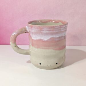 Taza bubble rosa claro