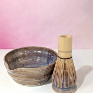 Set matcha (chawan y portachasen) violeta